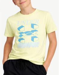 Under Armour Split Big Logo Tee Yellow - magazinko