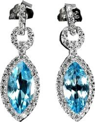 Frumoasa Venetiana Cercei argint topaz (C3434)