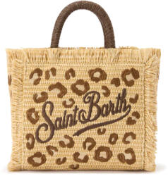 MC2 Saint Barth Geantă mică Vanity Mini Straw With Stra VAMI009-00349L leopard 18 emb (VAMI009-00349L leopard 18 emb)