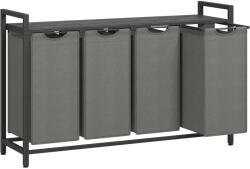 Vasagle Cos de rufe VASAGLE 4x40L cu saci detasabili si raft superior (EZ-BLH401G01)