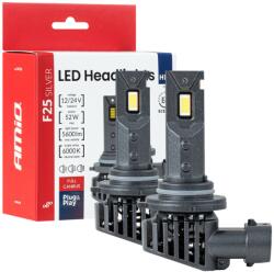 AMiO Becuri LED, faruri HB3, 52W 5600lm, 12-24V, CANBUS (04706)