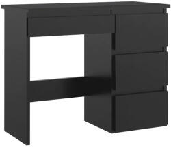 Sersimo Birou calculator Beta 3 negru, 4 sertare, 94x43x75 cm, design compact (M1-BIURKO_BETA_3_CZARNA_1/1)