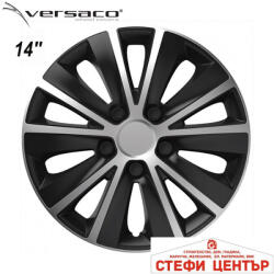 Versaco Тасове за джанти 14'' Versaco Rapid Silver / Black (56020) - steficenter