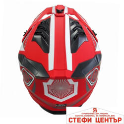 Paolo Кросова Каска 127 - S - Red/ White (721333) Мотоциклетна каска, шлем