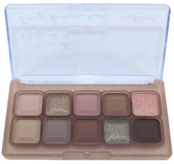 Merrycolor Paleta fard 10 culori, Merrycolor, Mood Keyboard, 01 (VES2872)