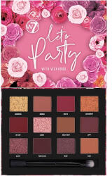 W7 Paleta fard de ochi, W7, Let`s Party, Vickaboo Pressed Pigment, 12 nuante (VES1486)