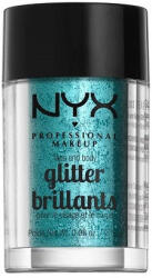 NYX Sclipici pentru fata si corp, NYX, Glitter, 03 Teal, 2.5 g (VES1312)