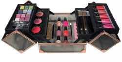 Technic Geanta Machiaj cu Produse Cosmetice, Technic, Beauty Case, Black & Rose Gold (VES2286)