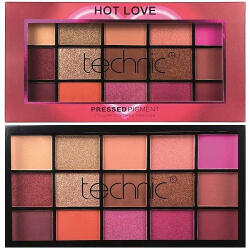 Technic Paleta fard de ochi, Technic, Hot Love, 15 culori (VES1384)