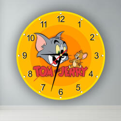  Tom és Jerry - kör alakú falióra
