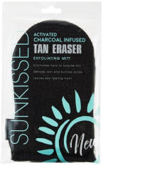 Sunkissed Manusa pentru Exfoliere si Indepartare Autobronzant, Sunkissed, Charcoal Infused (TS2322)