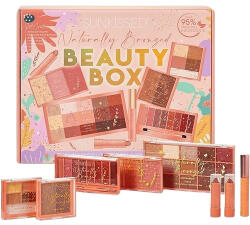 Sunkissed Set Machiaj, Sunkissed, Naturally Bronzed, Beauty Box, 8 Produse pentru Ten, Ochi si Buze (VES2584)