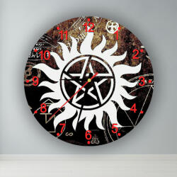  Supernatural Pentagram kör alakú falióra
