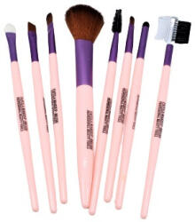 Makeup Set 8 Pensule Machiaj, Makeup, Roz (VES0346)