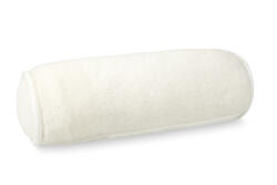 Wooline Krémszínű henger alakú nyakpárna 40 x 15 cm, kasmírral - szélesség 40 cm x átmérő 15 cm