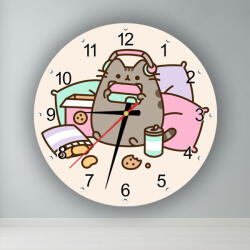  Pusheen - kör alakú falióra