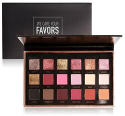 Focallure Trusa 18 farduri de pleoape Focallure We Care Your Favors, 01 Bright Lux (CS2266)