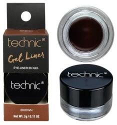 Technic Tus de Ochi Gel, Technic, Gel Pot Liner Eyeliner, Maro, 3 g (VES2986)