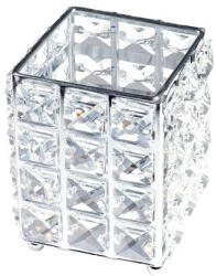 Luxorise Suport pensule machiaj, Luxorise, Makeup Holder, Patrat, Silver (VES0311)