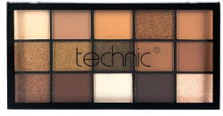 Technic Paleta fard de pleoape, Technic, Pressed Pigment, Boujee, 15 culori (VES1420)