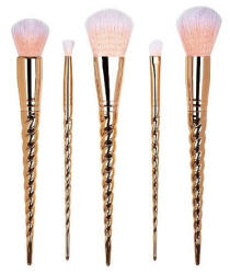 Makeup Set 5 pensule machiaj, Makeup, Unicorn, Rose Gold (VES0392)