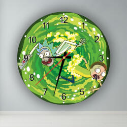  Rick és Morty - kör alakú falióra