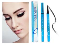 Million Pauline Tus de Ochi, Rezistent, Million Pauline, Collagen, Waterproof Eyeliner, Negru, 1 ml (VES3023)