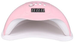 SUN Lampa unghii UV, SUN, 48W, cu afisaj LED, timer si uscare rapida, Roz (VES2809)