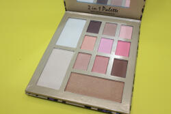 Kiss Beauty Paleta Fard, Kiss Beauty, 2 in 1, Fard de pleoape si Iluminator, 1 (TS1774)