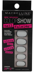 Maybelline Unghii False, Maybelline, Colorama, Subtiri si Naturale, 01 Ink Lined, 24 Bucati (VES2156)