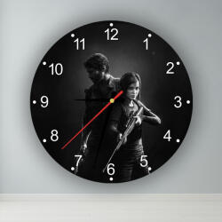  The Last of Us Joel és Ellie kör alakú falióra