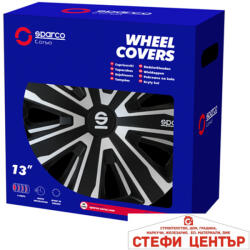 Sparco Тасове за джанти 14'' Sparco PALERMO / SPC1481SVBK (56385) - steficenter