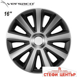 Versaco Тасове за джанти 16'' Versaco Carbon Aviator - Silver / Black (56308) - steficenter