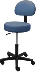 velvesa Scaun pe roți cu spătar - Albastru marin (74027747)