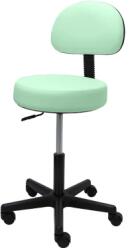velvesa Scaun pe roți cu spătar - Verde de luncă (74027744)
