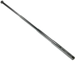  Baston telescopic din otel, 77 cm, 4 sectiuni, gri, husa