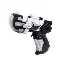  Jucarie Interactiva Pistol Spatial, Model Luptator galaxie, Cu Luminite - Culoare: Rosu