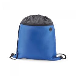  Rucsac, model dublu, 2 compratimente, fermoar, iesire pentru casti, albastru, 350 x 400 mm