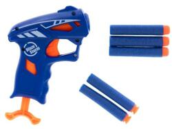  Pistol, gloante moi, albastru, model dinamic, 5 gloante, 10 x 14 x 3 cm