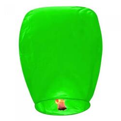  Lampion zburator, flippy, hartie biodegradabila, verde, 30 x 35 cm