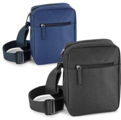  Geanta de umar din 600D cu buzunar frontal si curea de umar reglabila - Culoare: Negru
