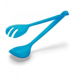  Tacamuri, plastic, lingura si furculita, pentru salata, albastru, 286 x 72 mm Tacam