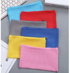  Penar cu fermoar, geanta cosmetice, diverse culori 21x11 cm Penar