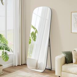 Songmics Oglinda de podea Songmics 160x50 cm, rama aluminiu, sticla securizata, neagra (EZ-LFM029B01)