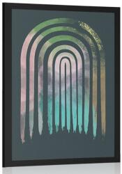 Dovido Poszter street art szivárvány Mid-Century. - 20x30 white