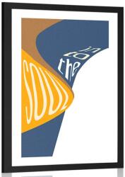 Dovido Poszter paszportuval felirattal - Into the soul - 40x60 white