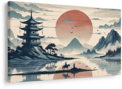 Dovido Kép japán táj lovassal - 150x100