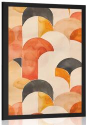 Dovido Poszter modern alakzatok Peach Fuzz. - 20x30 white