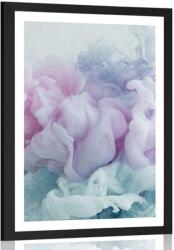Dovido Poszter paszportuval színes absztrakció - 30x45 white - dovido - 12 840 Ft