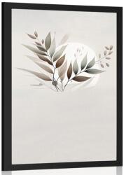Dovido Poszter minimalista levelek boho dizájnban. - 30x45 no frame